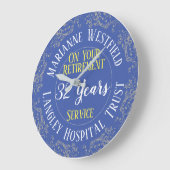 ナース退職賞 ラージ壁時計 (傾斜)