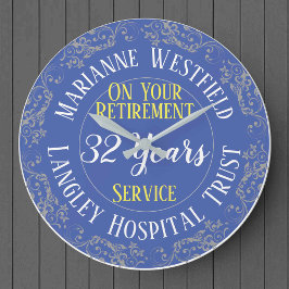 ナース退職賞 ラージ壁時計