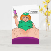 ナース週のグリーテおもしろいィングカード |ナースカード カード (黄色い花)