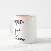 ナース週の感謝の贈り物 ツートーンマグカップ (正面左)