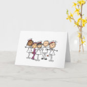 ナース週のTシャツおよびギフト カード (黄色い花)