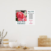 ナース週間お祝いポスター愛保育5月 ポスター (キッチン)