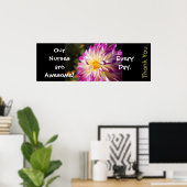 ナース週間のポスター素晴らし感謝してい ポスター (ホームオフィス)