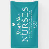 ナース週間の感謝バナーありがとうナース 横断幕 (縦)