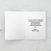 ナース週間の精神科ナースの言葉、クラウドピンク サンキューカード (内部)