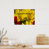 ナース週間ポスターチューリップ私たちのナースを感謝! ポスター (キッチン)