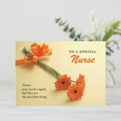 ナース週間/ナースの日グリーティングカード カード (スタンド正面)