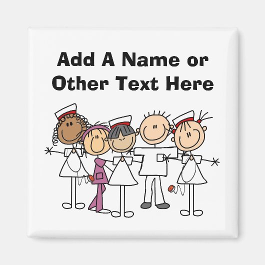 ナース週間Tシャツとギフト マグネット (正面)