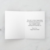 ナース週 – ナース属性 – 緑 サンキューカード (内部)