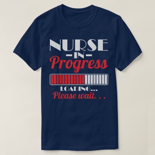 ナース進行中の看護学生未来ナースSc Tシャツ (デザイン正面)