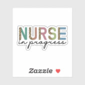 ナース進行中ナースチータープリントギフト シール (シート)