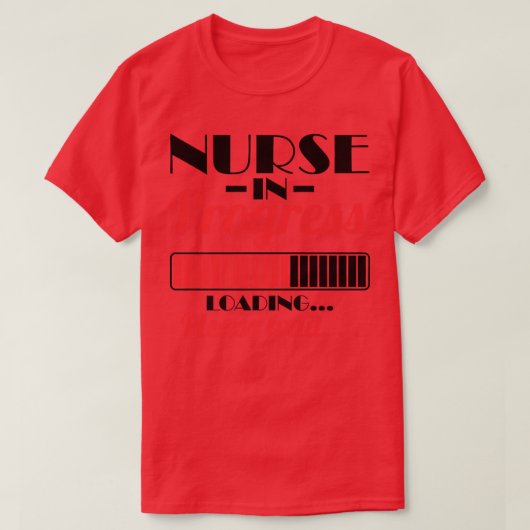 ナース進行中Nursing Student FutureナースScho Tシャツ (デザイン正面)