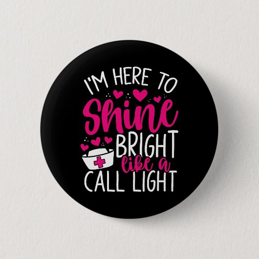 ナース鑑賞月ナースバッジリールCna Rn N 缶バッジ (正面)