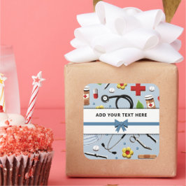 ナース鑑賞用正方形ステッカー スクエアシール