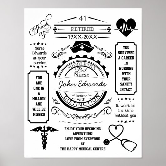 ナース長離れ勤医療 ポスター (正面)