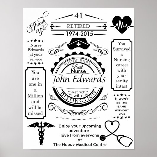 ナース長離れ勤医療 ポスター (正面)