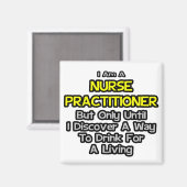 ナース開業医のジョーク…生活のために飲む マグネット (正面/裏面)