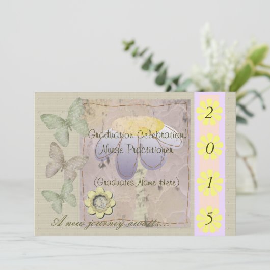 ナース開業医の卒業招待状2015 招待状 (スタンド正面)