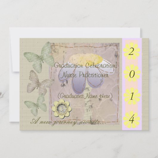 ナース開業医の卒業案内2014 招待状 (正面)