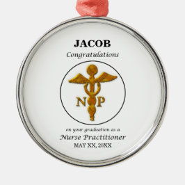 ナース開業医の卒業祝い メタルオーナメント