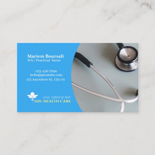 ナース開業医の名刺 名刺 (正面)