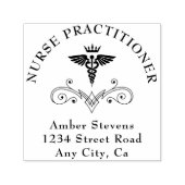 ナース開業医の幹部 セルフインキングスタンプ (デザイン)