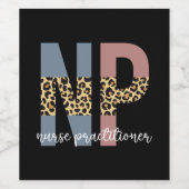 ナース開業医のNPナース感謝ギフト ワインラベル (シングルラベル)