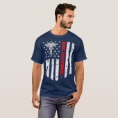 ナース開業医アメリカ国旗RN登録 Tシャツ (正面フル)