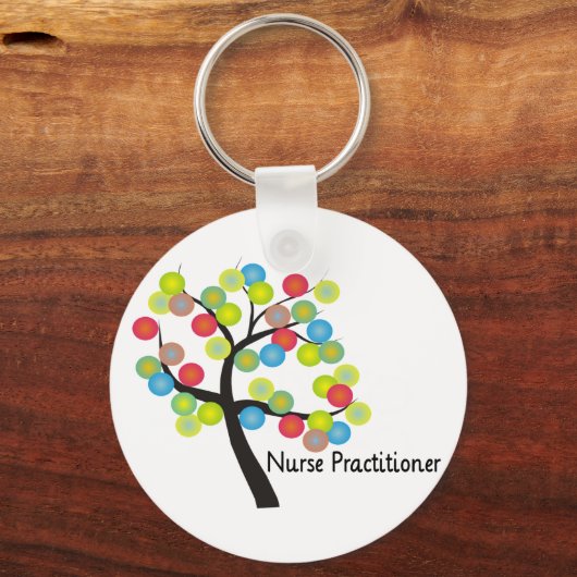 ナース開業医アートツリーデザインギフト キーホルダー (正面)