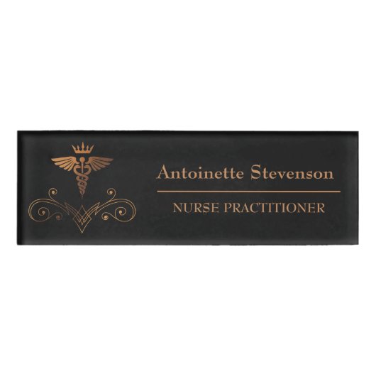 ナース開業医カドゥセウス 名札 (正面)