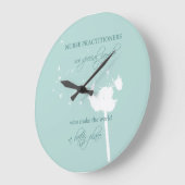 ナース開業医ダンデロン ラージ壁時計 (傾斜)