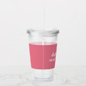 ナース開業医ナース感謝ギフトかわいい アクリルタンブラー (右)