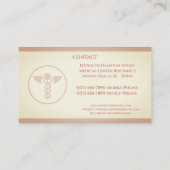 ナース開業医ブラウンカドゥセウスの名刺 名刺 (裏面)