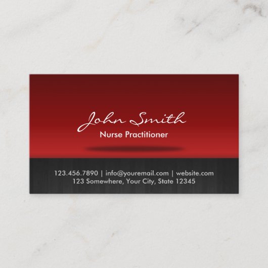 ナース開業医プロフェッショナル 名刺 (正面)