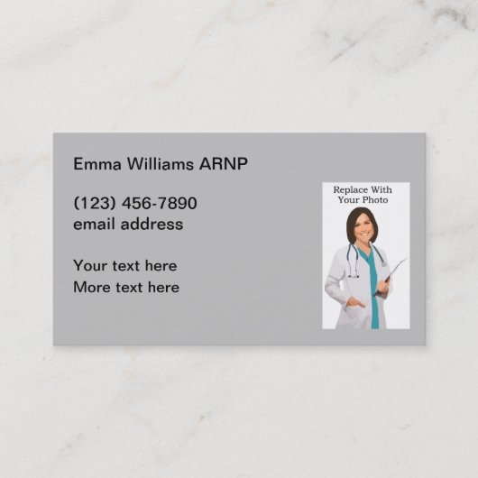 ナース開業医療 名刺 (正面)