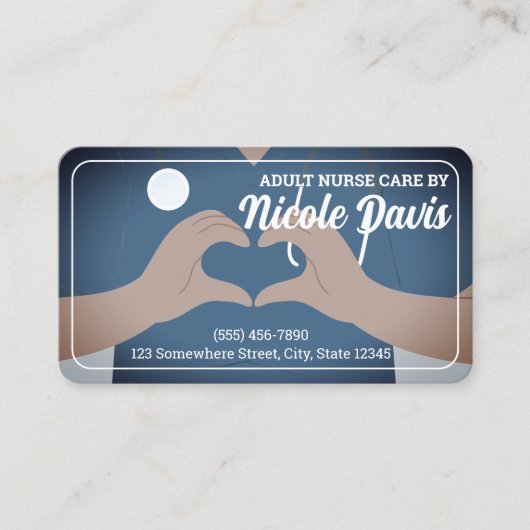 ナース開業医 名刺 (正面)