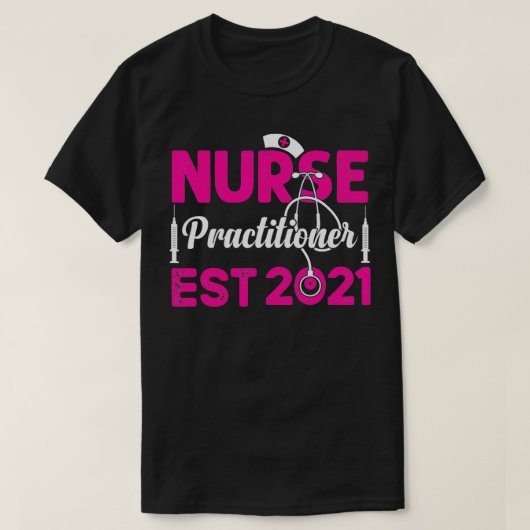 ナース開業医Est 2021 NP卒業生 Tシャツ (デザイン正面)