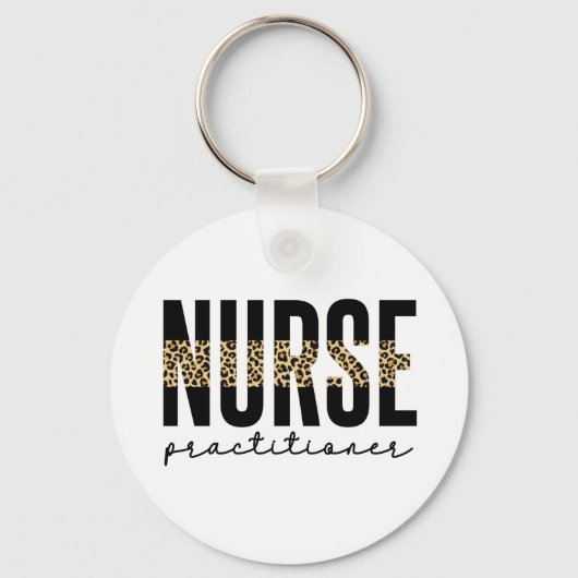 ナース開業医NPチーター卒業ギフト キーホルダー (正面)