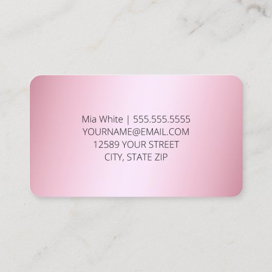 ナース開業医RN 名刺 (裏面)