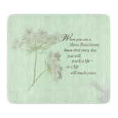 ナース開業医Touchライフワイルドフラワー カッティングボード (正面)