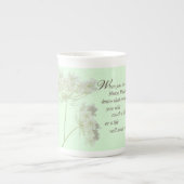 ナース開業医Touchライフワイルドフラワー ボーンチャイナマグカップ (正面)