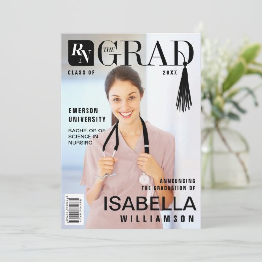 ナース院登録ナース写真誌 案内状 (スタンド正面)