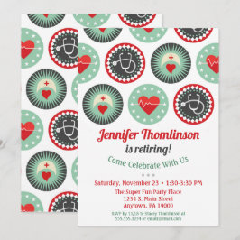 ナース除・売却招待状看護パーティーRN LPN 招待状