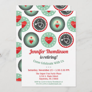 ナース除・売却招待状看護パーティーRN LPN 招待状