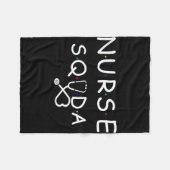 ナース隊 フリースブランケット (正面(横))