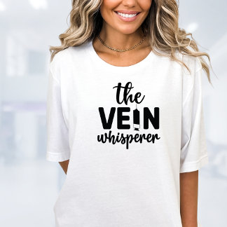 ナース静脈ウィスパーおもしろいラ Tシャツ