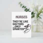 ナース頭が切れるは医者より ポストカード (スタンド正面)