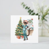 ナース飾は病院のクリスマスツリー シーズンカード (スタンド正面)