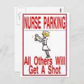 ナース駐車専用 ポストカード (正面/裏面)