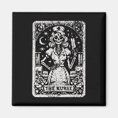 ナース骨格タロットカードおもしろい看護ナース マグネット (正面)